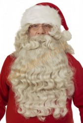 authentic santa beard with wig, natural santa beard with hat authentic santa beard with wig, natural santa beard with hat