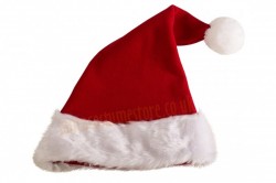 red Santa hat