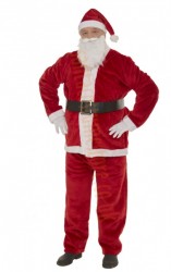 strong plush Santa suit - belt gloves strong plush Santa suit - belt gloves