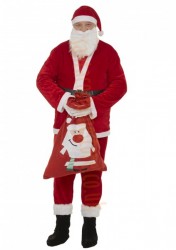 thin plush Santa suit set - boot covers thin plush Santa suit set - boot covers